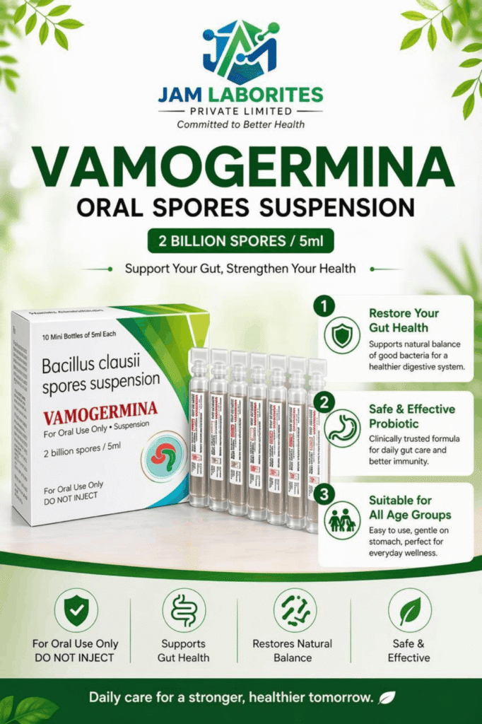 VAMOGERMINA (Bacillus clausii spores suspension)