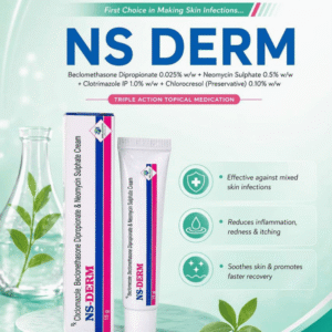 NS-DERM Cream (Clotrimazole + Beclomethasone + Neomycin)
